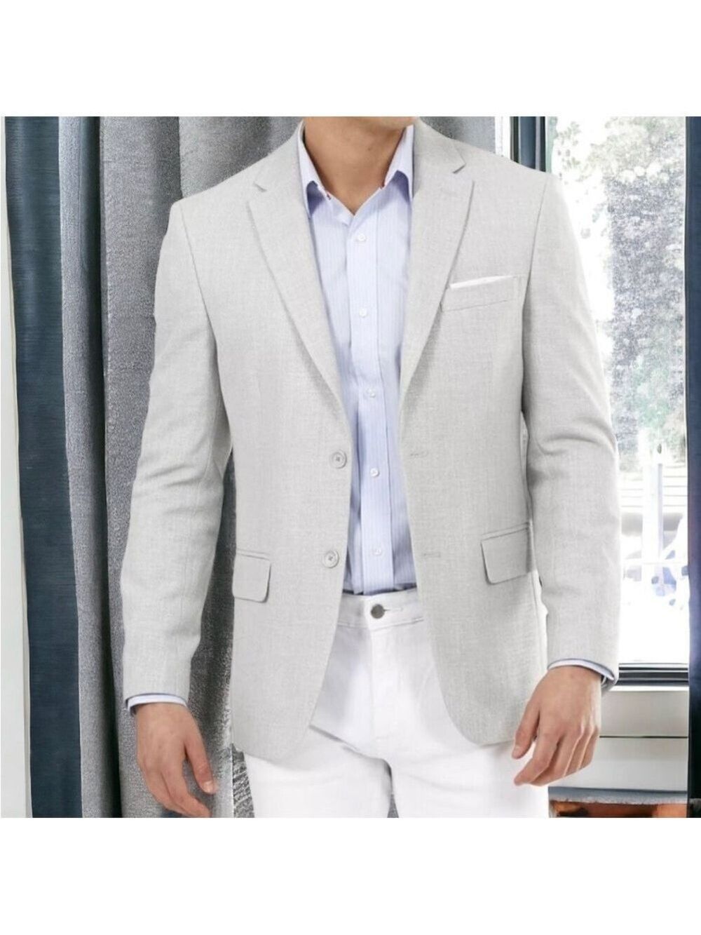 Tommy Hilfiger Conrad Blazer Light Tan Suit Jacket Sport Coat - NWT
